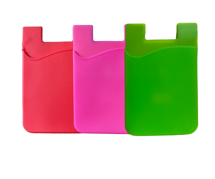 Universal PhoneCardHolder-Stick-Wallet,Purple+Pink+Rosepink+Red+Orange+Green+Blue+Black+Navy Blue+Grey