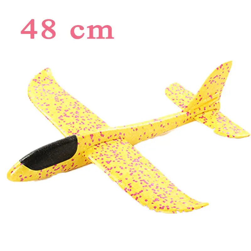 Children's DIY Hand Throwing Airplane Toy Glider Fighter Flying Toy Foam Airplane Model Outdoor Game Party Bag Fillers For Kids