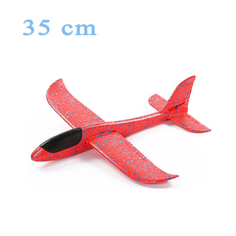 Children's DIY Hand Throwing Airplane Toy Glider Fighter Flying Toy Foam Airplane Model Outdoor Game Party Bag Fillers For Kids
