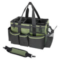 Heavy-Duty organizer Caddy Bag comes with free spray bottle & Towls,Shoulder strap & waist belt.Green,Red,Black