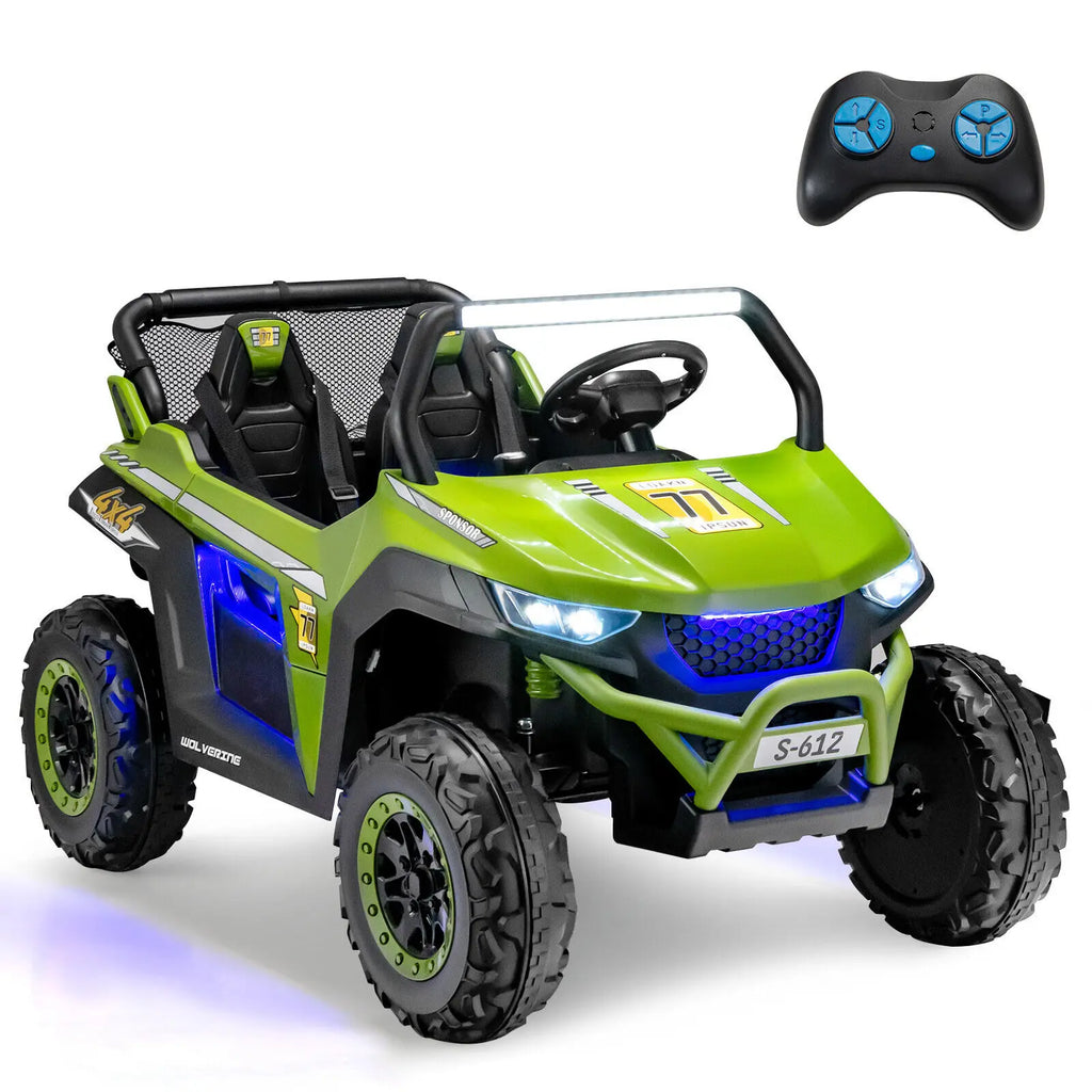 DORTALA 2-Seater Kids Ride on UTV 12V Battery Powered Electric Car w/ Remote Control