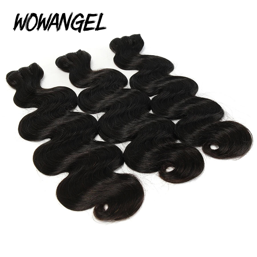 Wow Angel 28 30 inch Body Wave Human Hair Bundles 1/3/4 pieces 10A Brazilian Remy Hair Extensions Single Bundle Virgin Hair