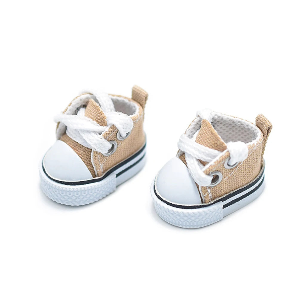 For LABUBU Leather Shoes Suitable for 17cm Cotton Dolls Shoes Boots Toys Casual Sports Shoes Dolls Accessories DIY Doll Toys