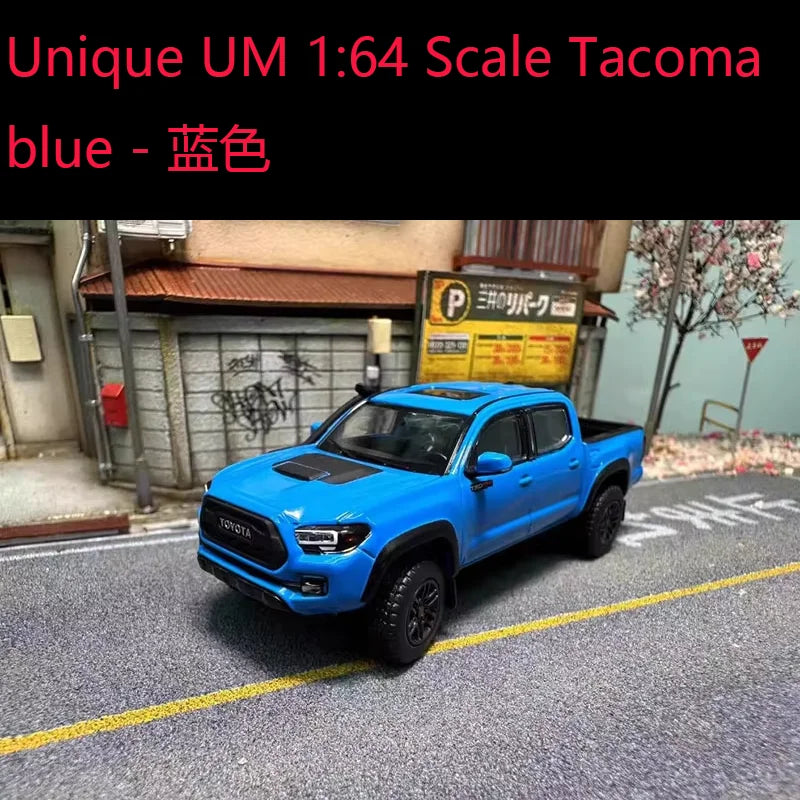 Diecast Unique UM 1:64 Scale Tacoma Alloy Car Model Classics Adult Souvenir Gift Static Display