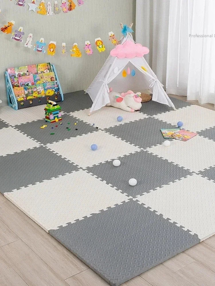 8/16pcs Pink Foam Play Mat, Interlocking Puzzle Carpet Floor Mat for Baby Crawling and Exercise Various Colors Available Toys