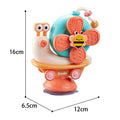 Snail Windmill Toys Car For Boys Girls Spinner Suction Cup Sensory Fine Motor Infant Travel Toys Montessori For Baby Newborn Gif