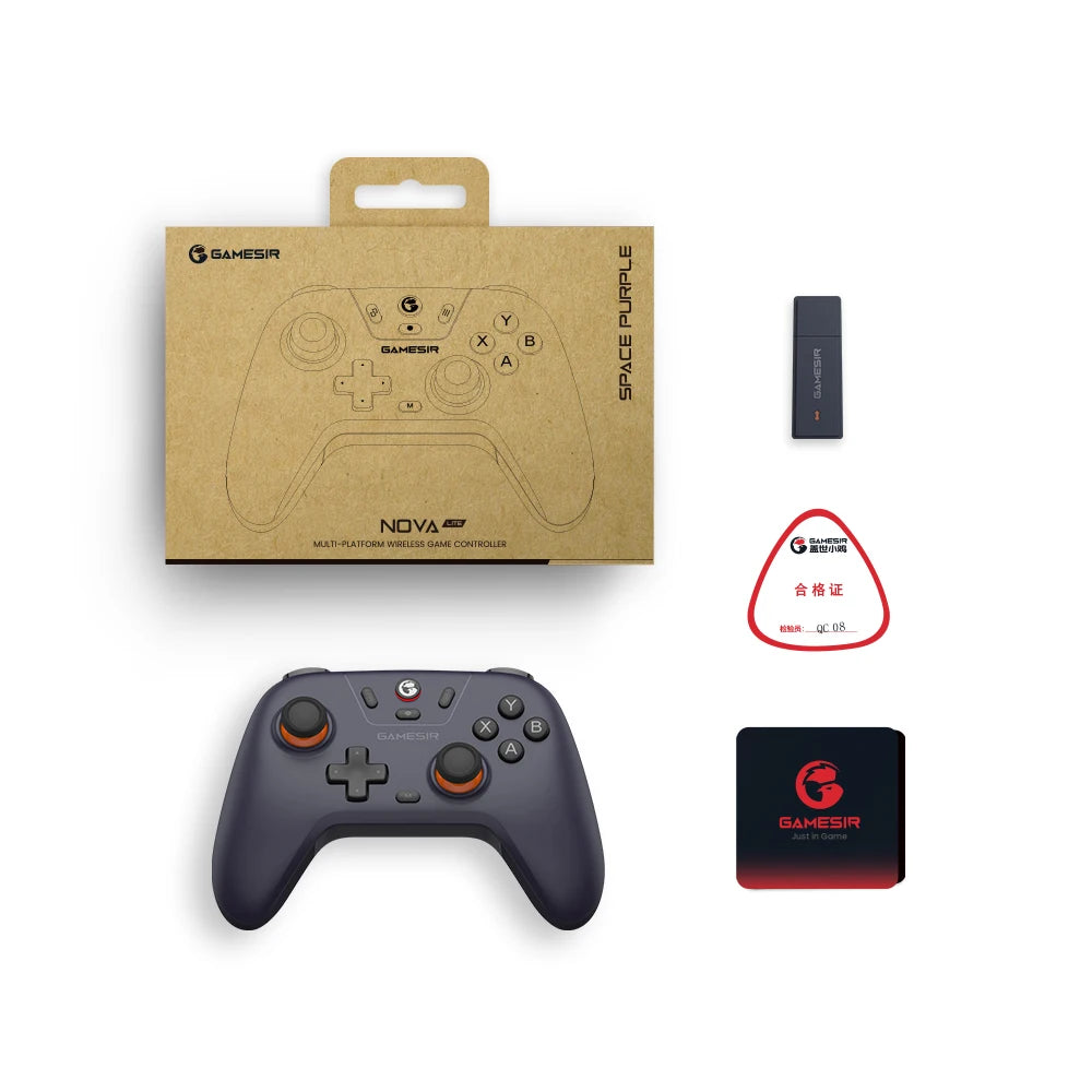 GameSir Wireless Switch Controller Nova Lite Bluetooth Gamepad with Hall Effect for Nintendo Switch iPhone Android Phone PC
