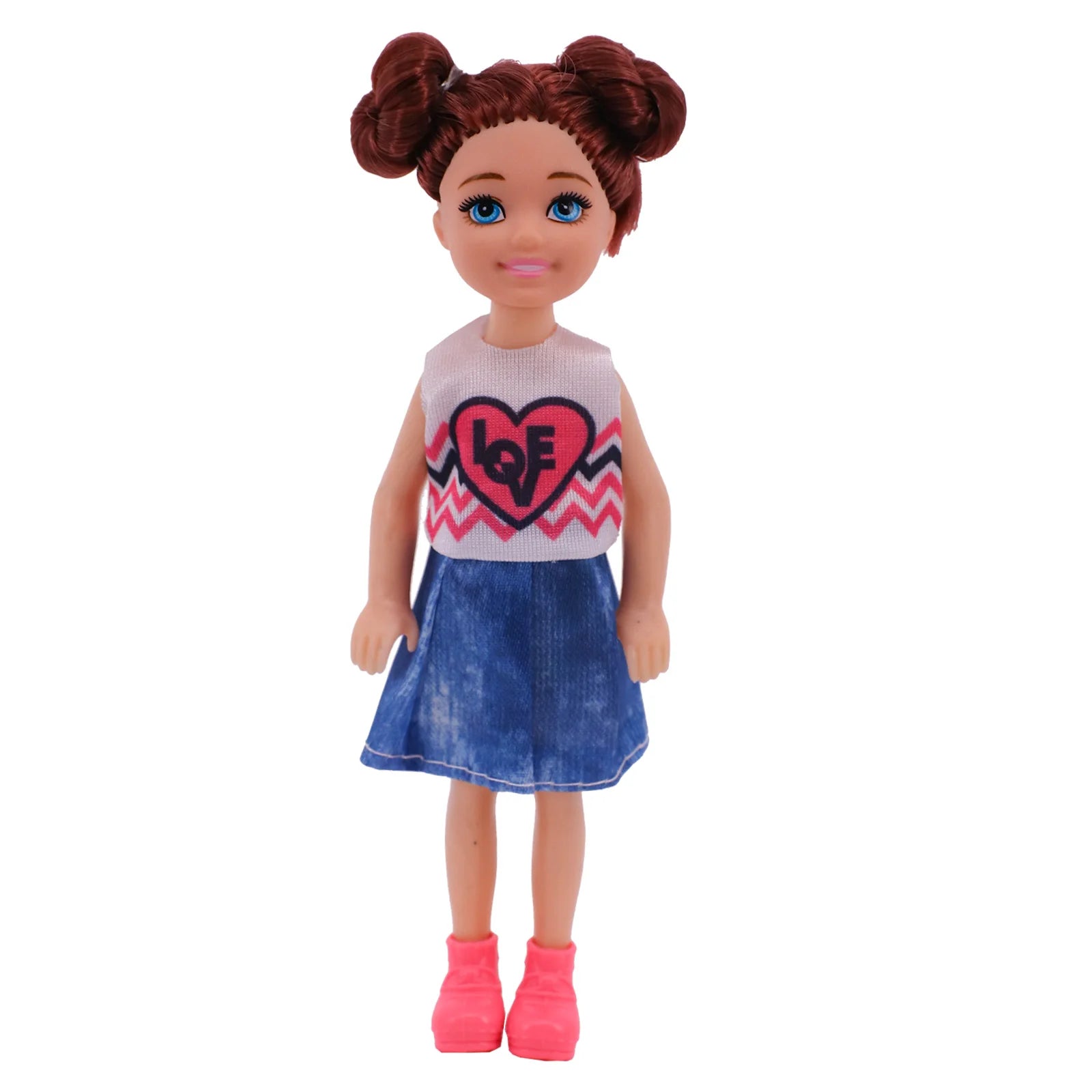 4Pcs Doll Clothes Parent Child Set For 30CM&Ken Family 5inch Kellyes Doll Clothes&5inch Kelly doll Accessories,Festival Gift Toy
