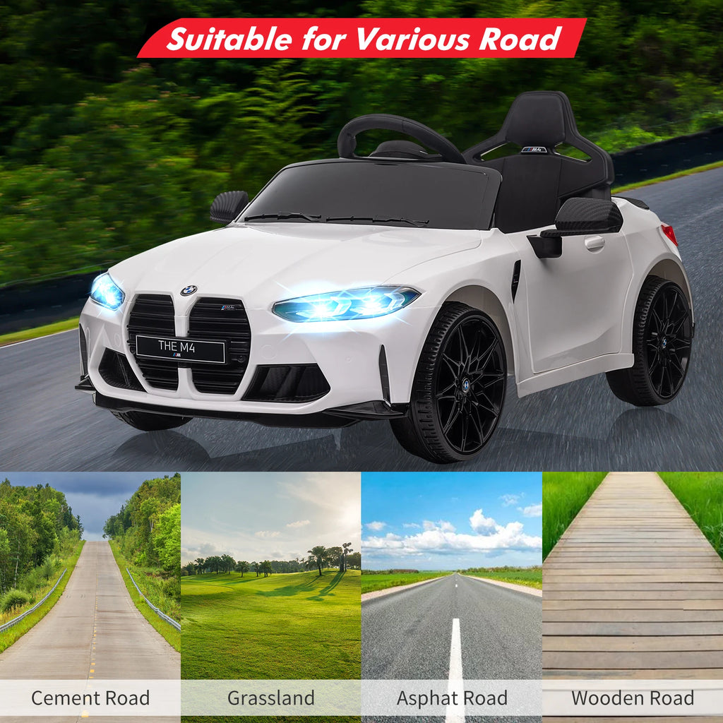12V Toddlers Electric Vehicle Ride On Car Toys for Kids 3-8Y,with Remote Control,3 Speeds,Led Light,Suspension System,Bluetooth