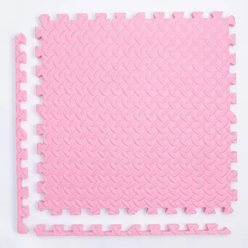 8/16pcs Pink Foam Play Mat, Interlocking Puzzle Carpet Floor Mat for Baby Crawling and Exercise Various Colors Available Toys