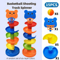 Interactive Ball Tower, Durable Interactive Ball Tower, Educational Toy with Rolling Balls and Drop Mechanism - Random Color