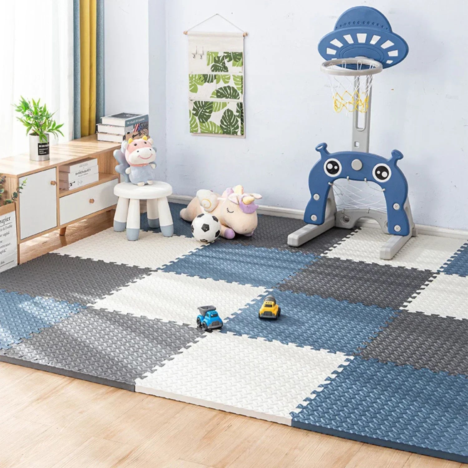 8/16pcs Pink Foam Play Mat, Interlocking Puzzle Carpet Floor Mat for Baby Crawling and Exercise Various Colors Available Toys