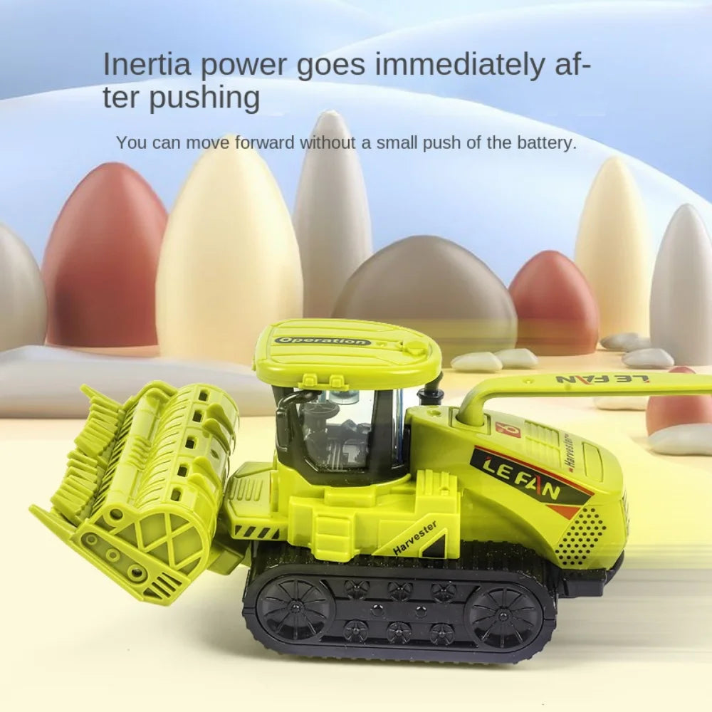 Tractor Car Transport Harvester Model Car Engineering Car Children's Boy Toy