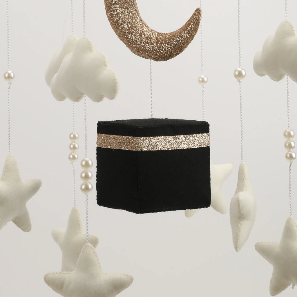 Kaaba Baby Mobile Islamic cot mobile Quran recitating Muslim baby mobile