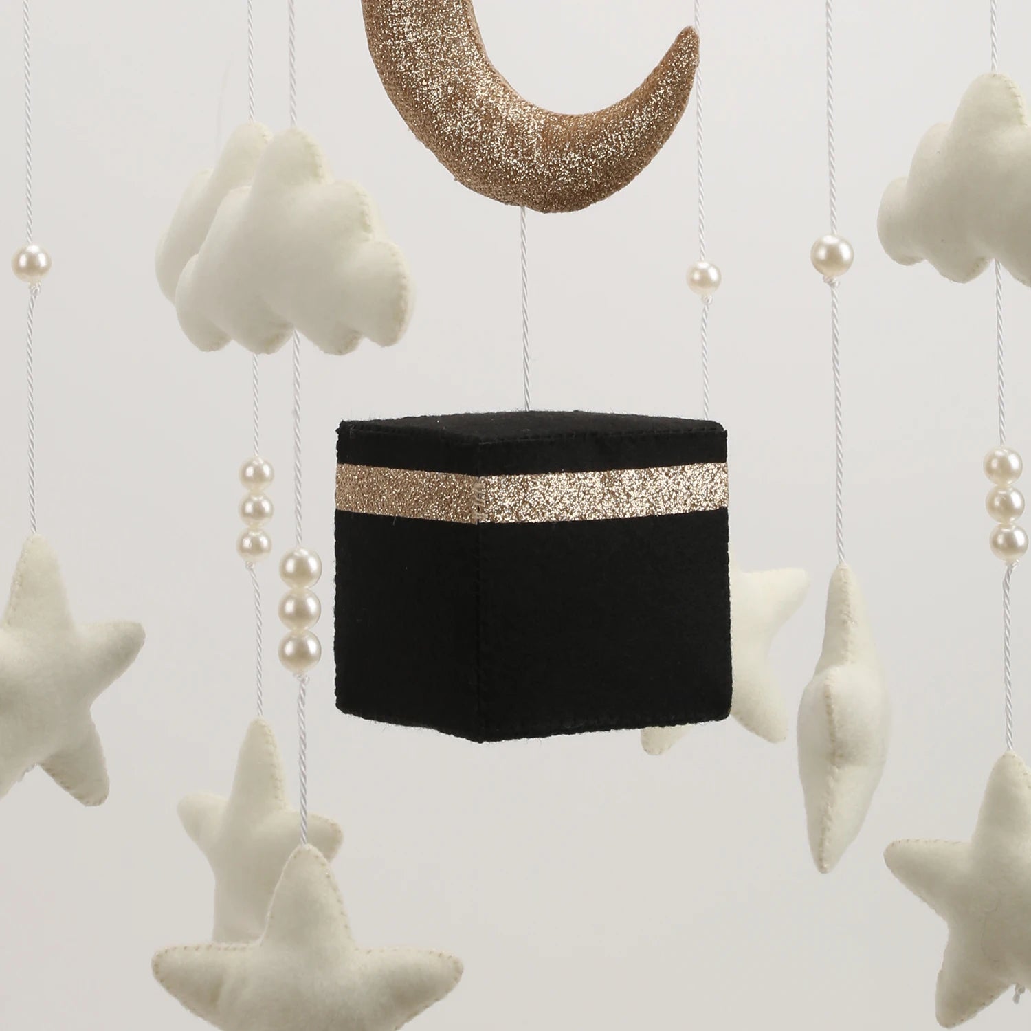 Kaaba Baby Mobile Islamic cot mobile Quran recitating Muslim baby mobile