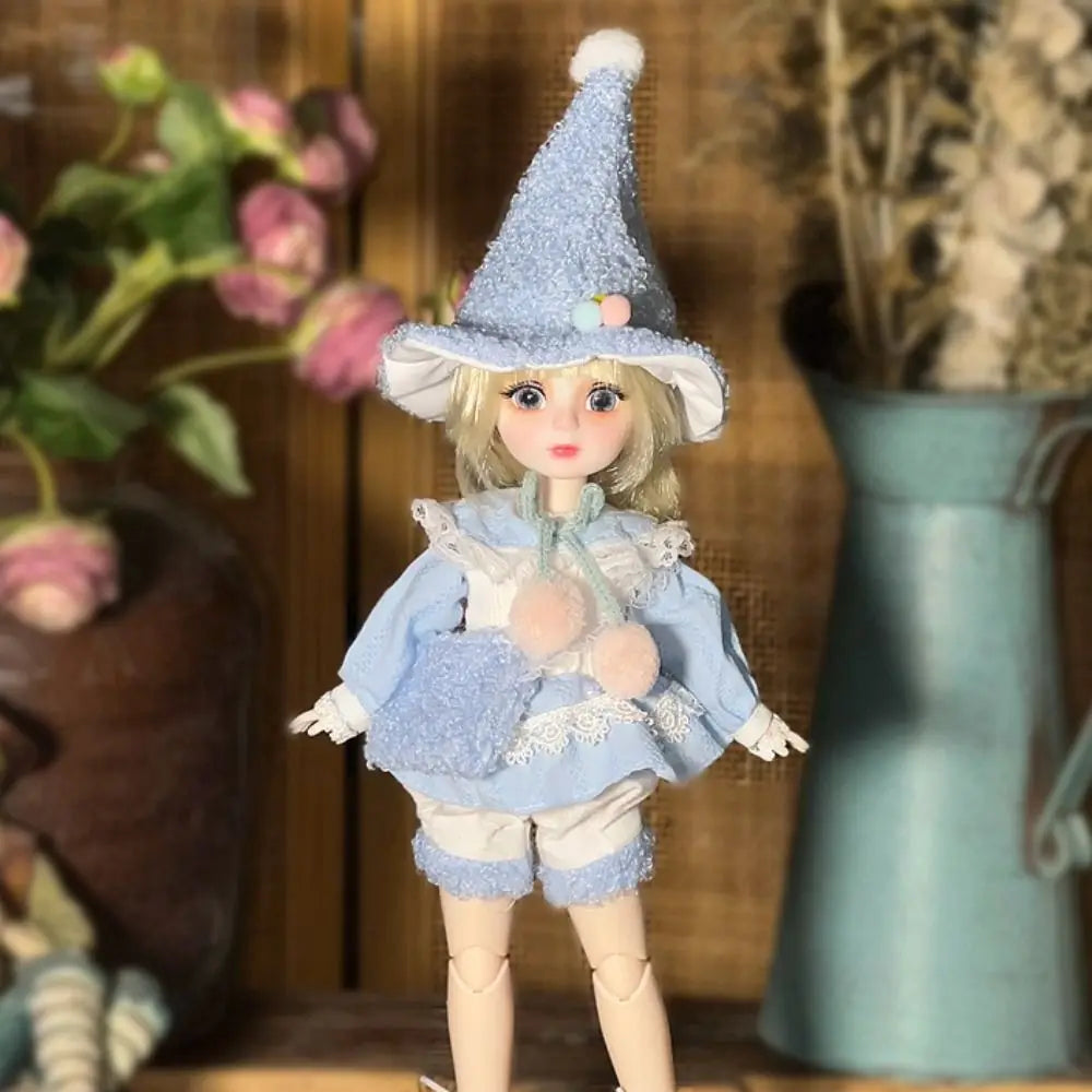 1/6 SD 30cm Bjd Doll with Clothes Long Hair High Heel Princess Dress Up BJD Dolls Elegant Attractive Eyes