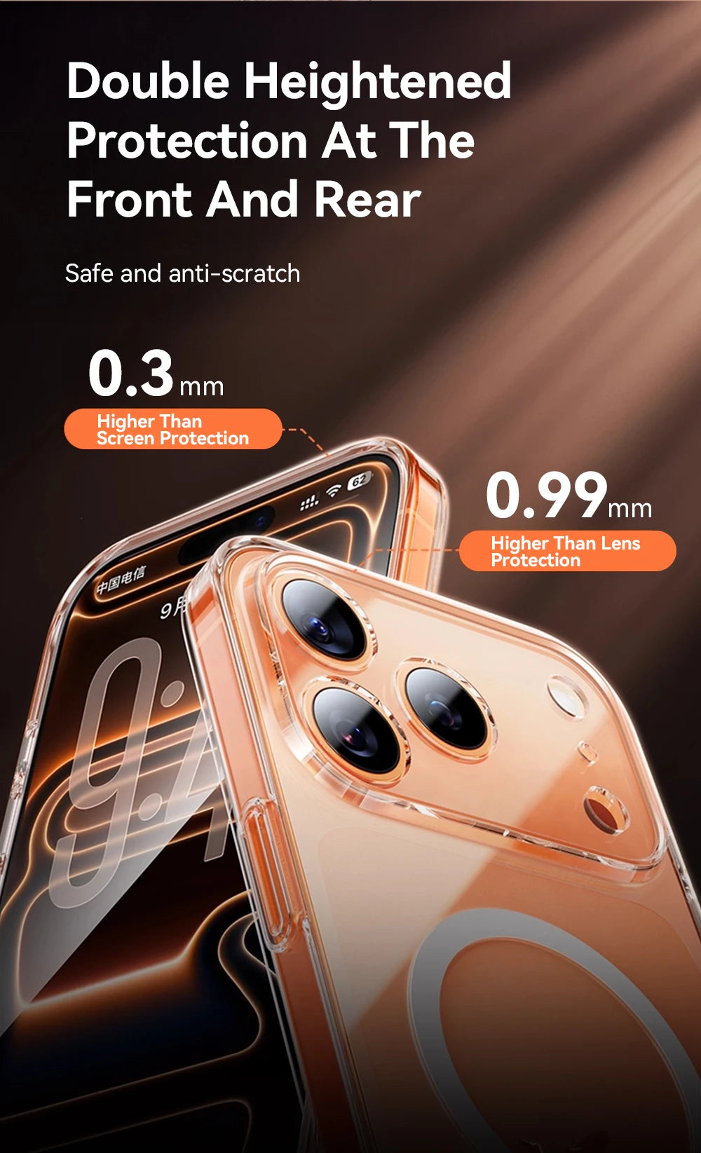 Joyroom Magnetic Case For iPhone 17 16 Pro Max Case Anti Yellow Transparent Cover For iPhone 17 Pro Wireless Charger Thin Cover