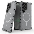 Anti-slip Bumper Armor Magnetic Phone Case For Samsung S24 S25 S26 Plus S23 Ultra A56 A55 A54 A35 A34 A25 A15 For Magsafe Cover