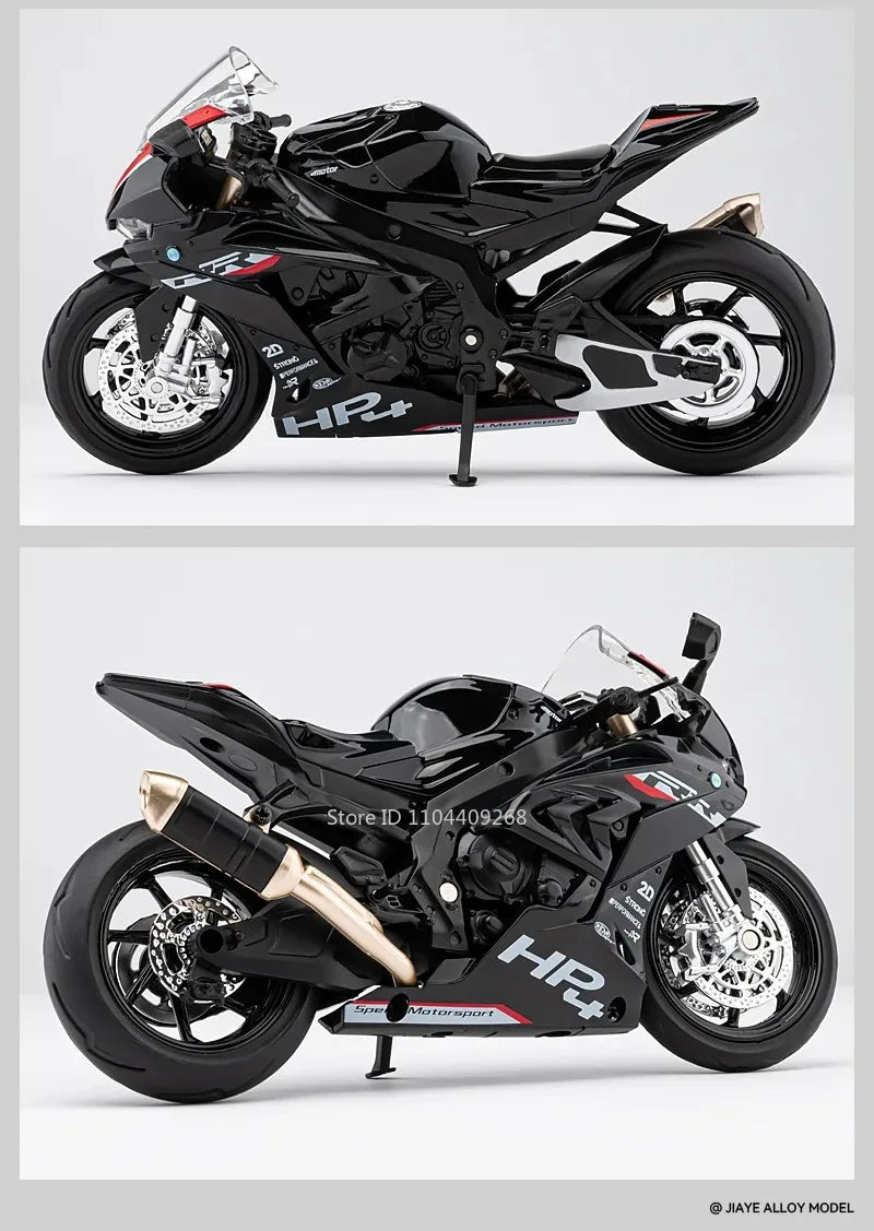Scale 1:12 Honda CB650 HP4 Motorcycle Model Toy Alloy Diecast Shock Absorption Miniature Racing Motor Models for Kids Gifts