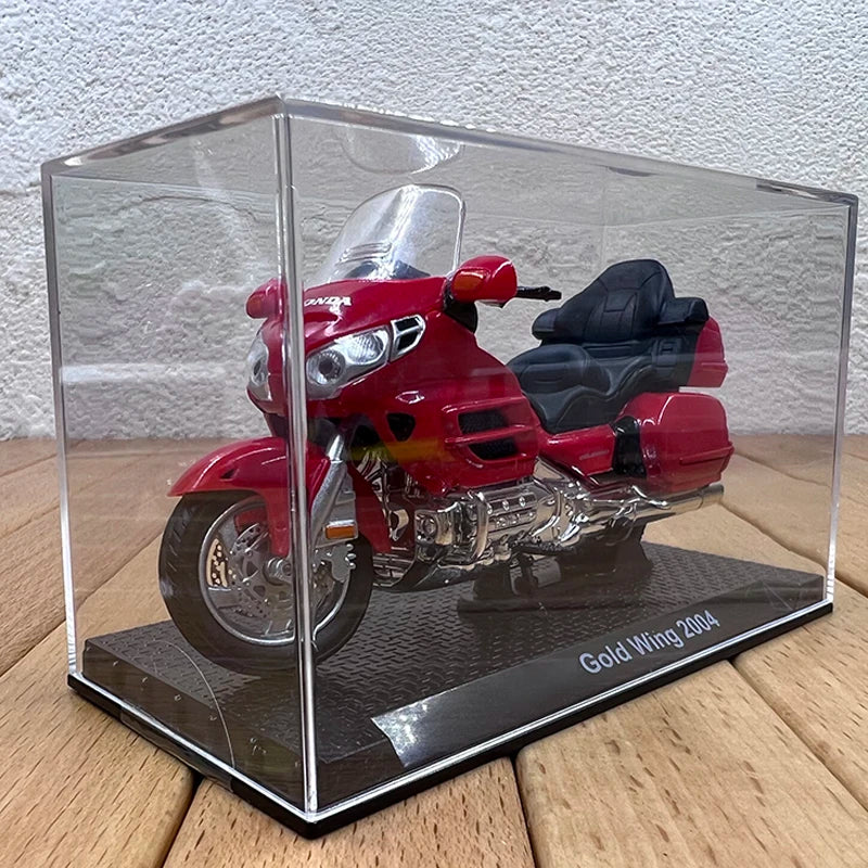 Diecast Alloy 1:24 Gold Wing 2004 Heavy Duty Motorcycle Model Adult Classics Collection Static Display Gifts Toys Souvenir
