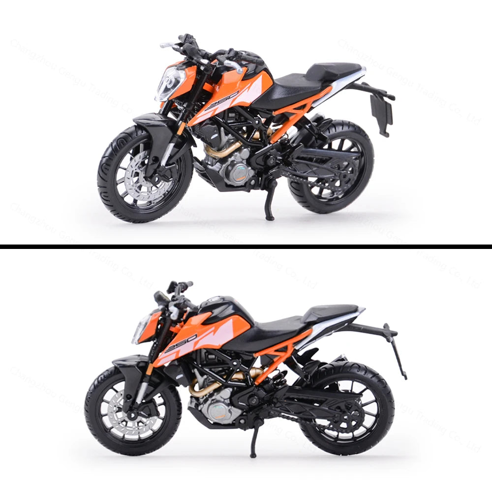 Bburago 1:18 KTM 250 Duke Authorized Simulation Alloy Motorcycle Model Toy Car Gift Collection