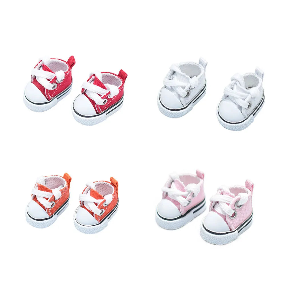 For LABUBU Leather Shoes Suitable for 17cm Cotton Dolls Shoes Boots Toys Casual Sports Shoes Dolls Accessories DIY Doll Toys