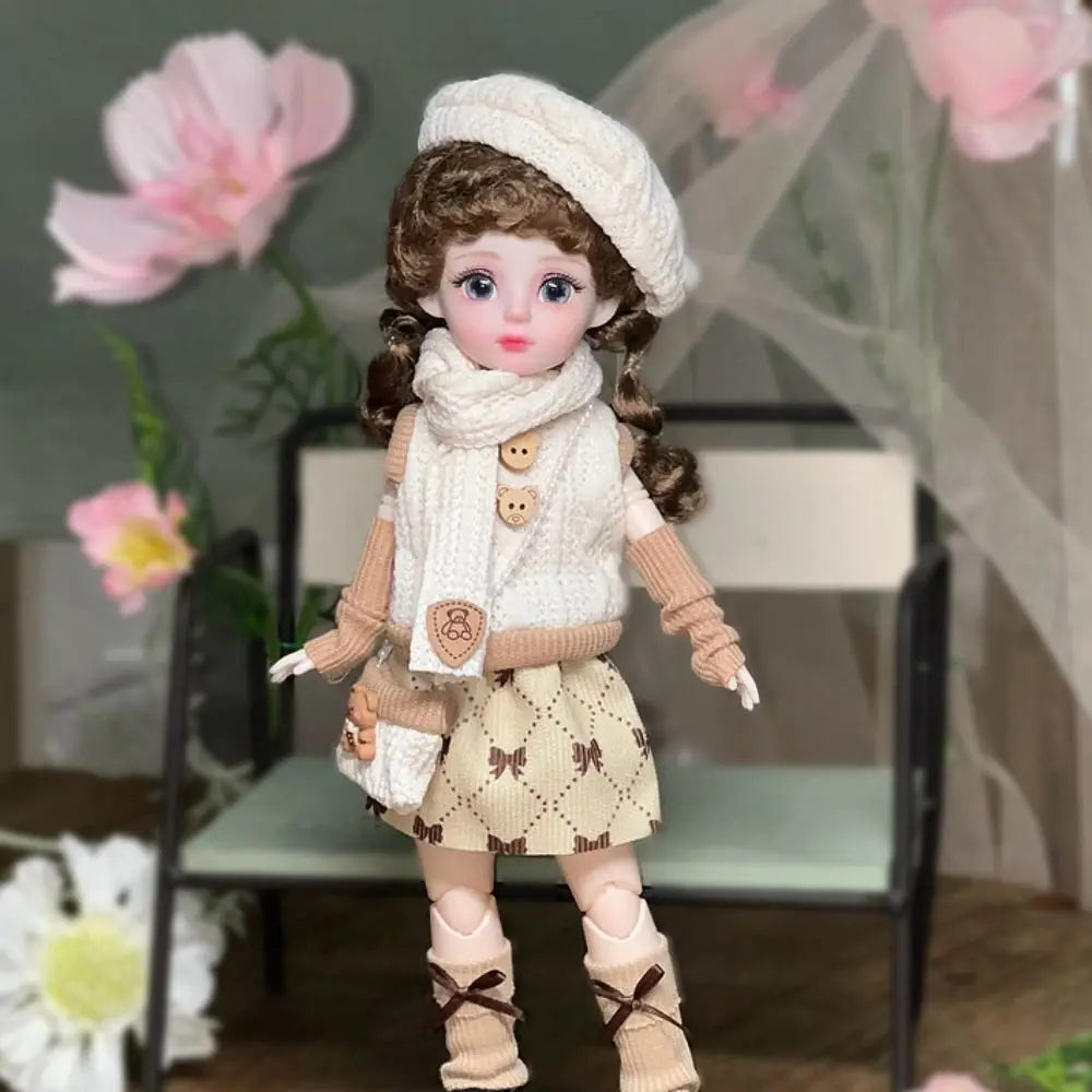 1/6 SD 30cm Bjd Doll with Clothes Long Hair High Heel Princess Dress Up BJD Dolls Elegant Attractive Eyes