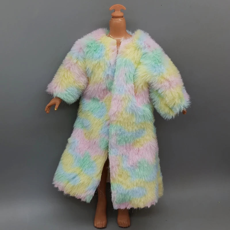Little Kids Fancy 28CM Fantastic Doll Clothes Accessories Fur Sportswear Dress Clothing For Dolls Girls Christmas Gift
