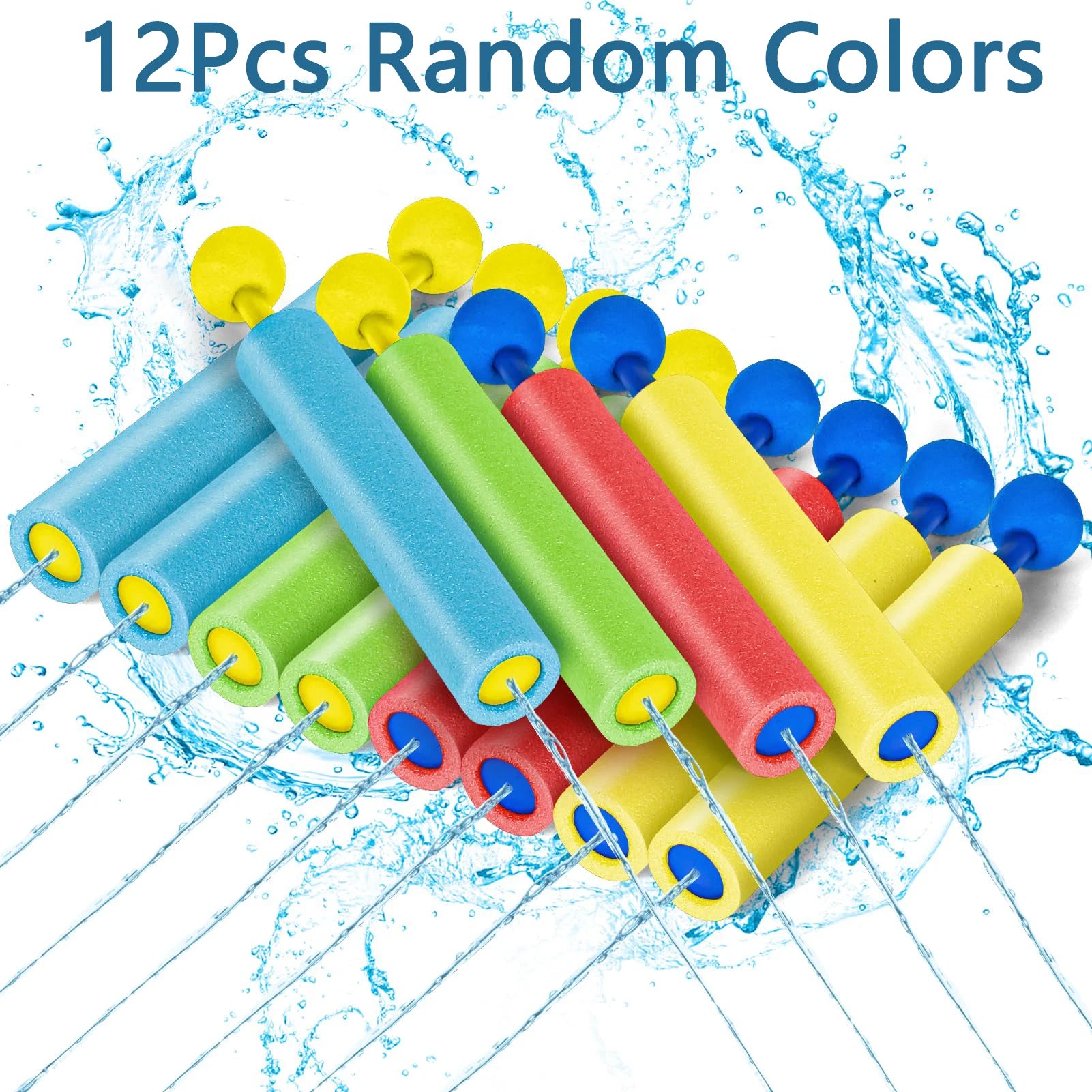 10 Packs Water Gun for Kids Summer Foam Watergun Toys Water Squirter Soaker Blaster Outdoor Swimming Pool Beach Games Toys