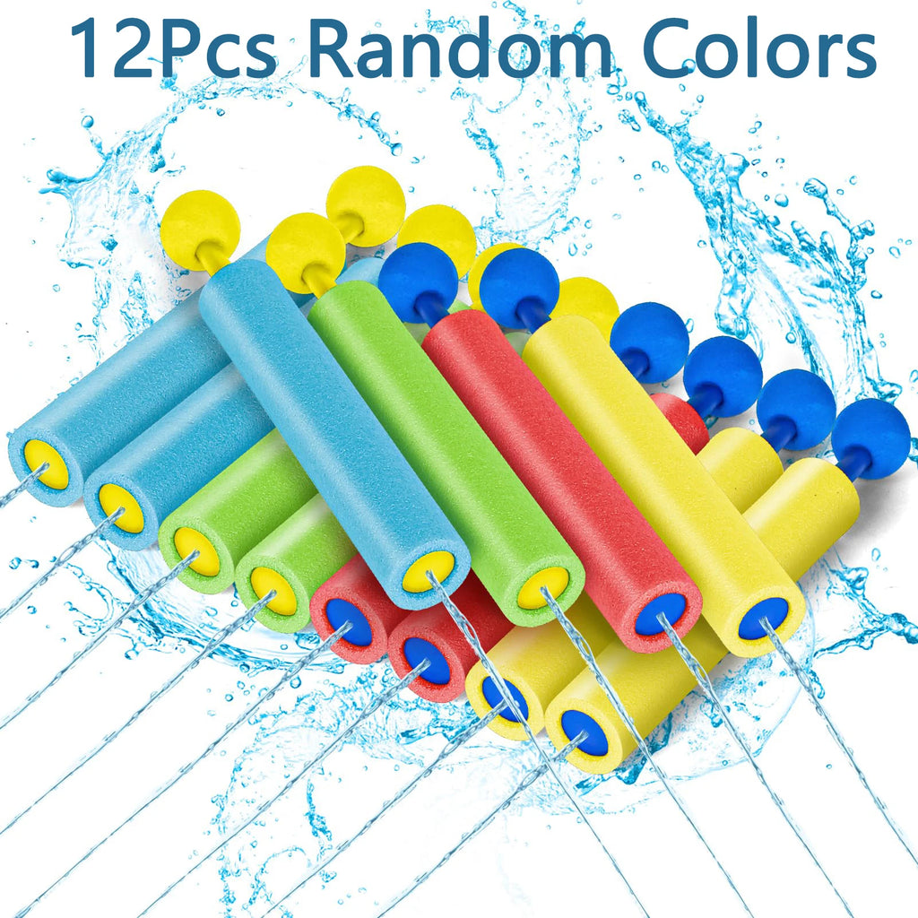 10 Packs Water Gun for Kids Summer Foam Watergun Toys Water Squirter Soaker Blaster Outdoor Swimming Pool Beach Games Toys