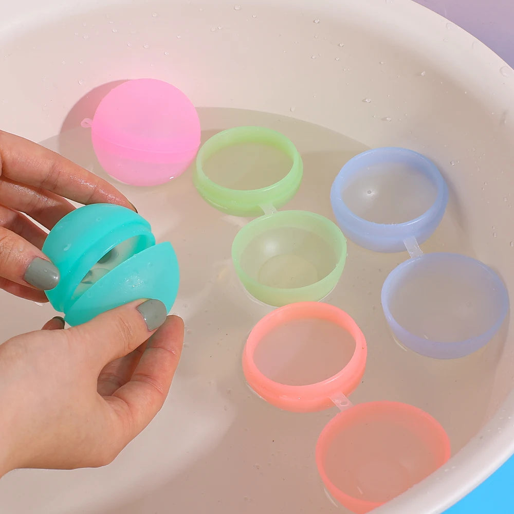 10-30Pcs Reusable Water Balloons for Kids Adults Outdoor Activities, Kids Pool Beach Bath Toys Water Bomb for Summer Games