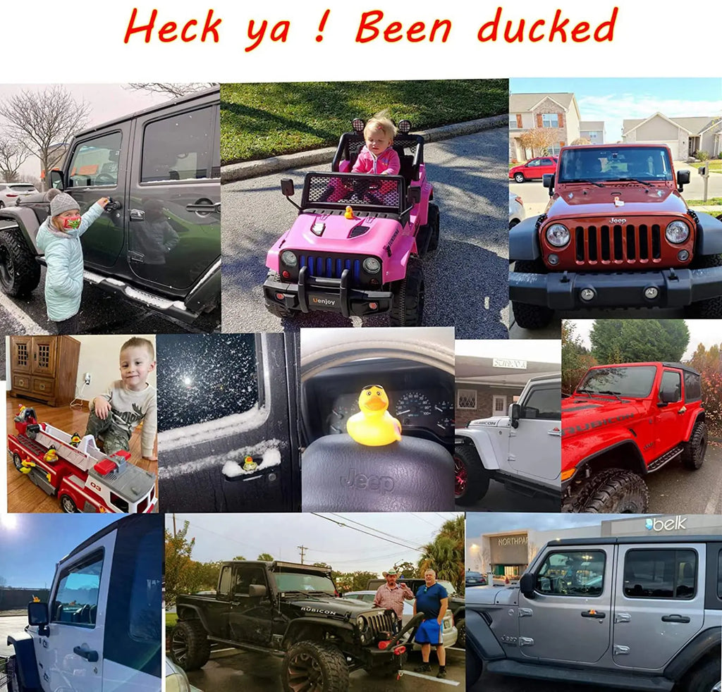 10-100PCS Rubber Duck for Jeeps Toy Assortment - Bulk Floater Duck for Jeep Ducking  Party Favors