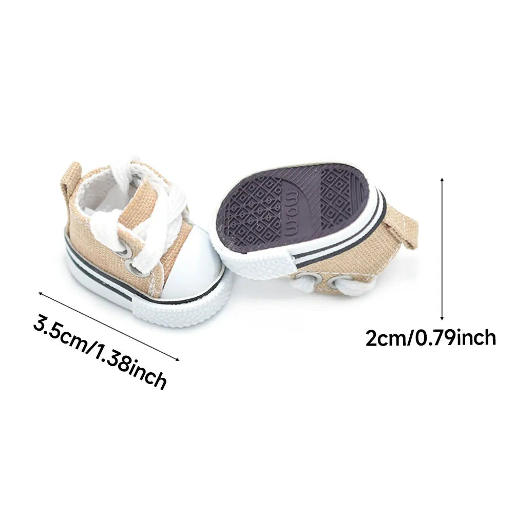 For LABUBU Leather Shoes Suitable for 17cm Cotton Dolls Shoes Boots Toys Casual Sports Shoes Dolls Accessories DIY Doll Toys