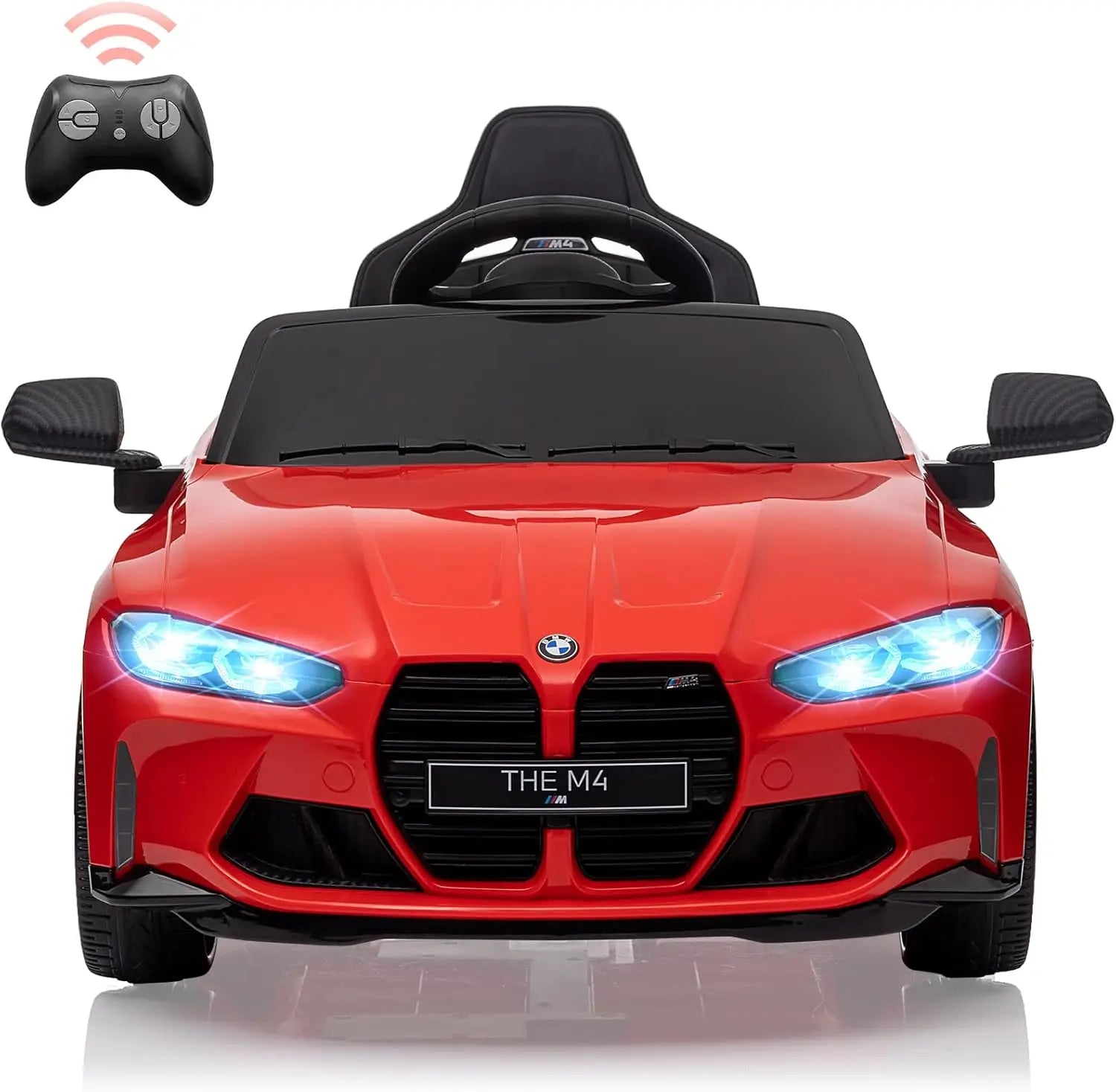 12V Toddlers Electric Vehicle Ride On Car Toys for Kids 3-8Y,with Remote Control,3 Speeds,Led Light,Suspension System,Bluetooth