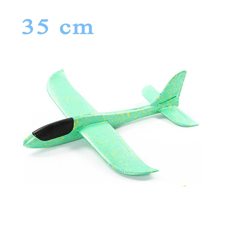Children's DIY Hand Throwing Airplane Toy Glider Fighter Flying Toy Foam Airplane Model Outdoor Game Party Bag Fillers For Kids
