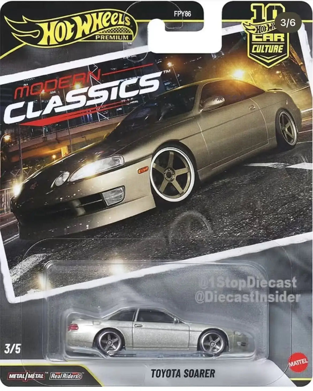 Hot Wheels Car Culture Modern Classics Rally Series FPY86 Alloy Diecast Car Model Metal Base Rubber Tires Car Model Collection