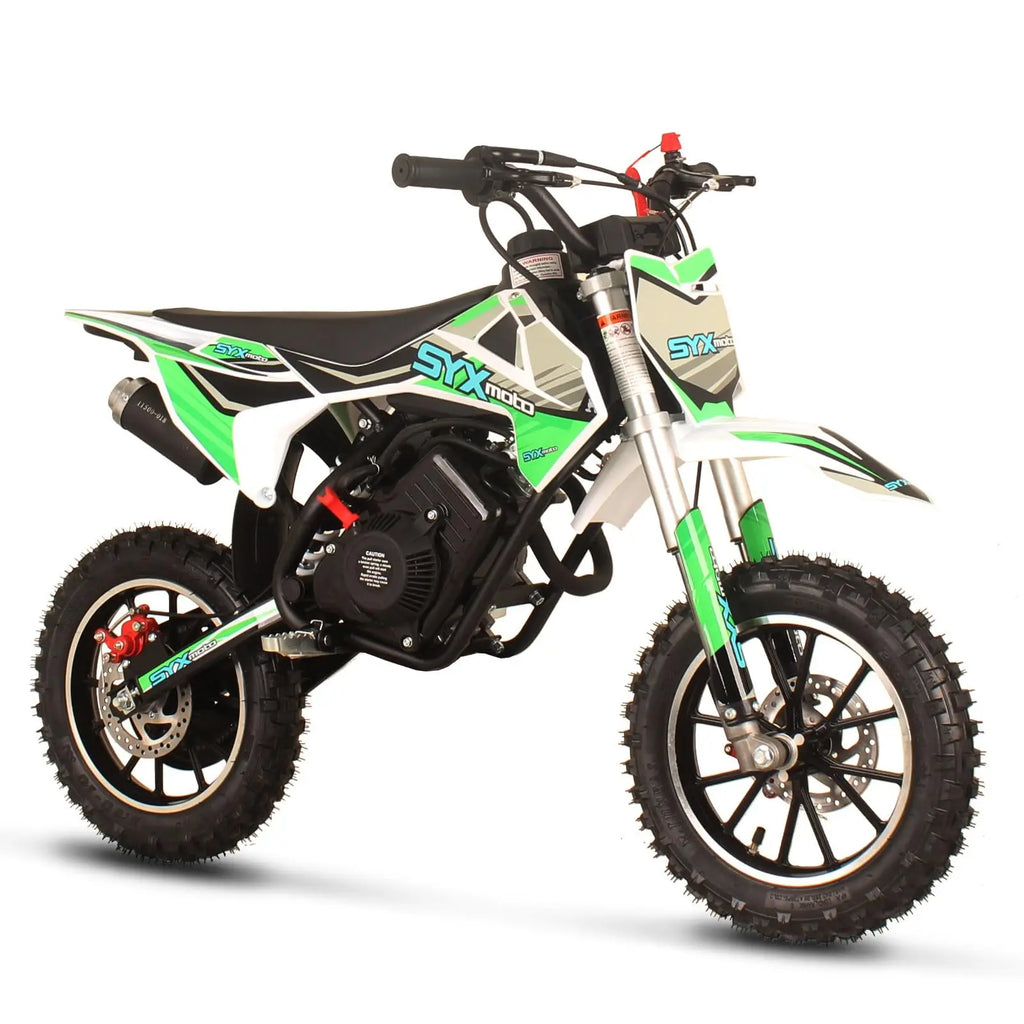 SYX MOTO 58cc Dirt Bike for Kids 4-Stroke Gas Powered Mini Pit Bike Off Road Motorcycle Gift for Children Motorcycle Dirt Bike