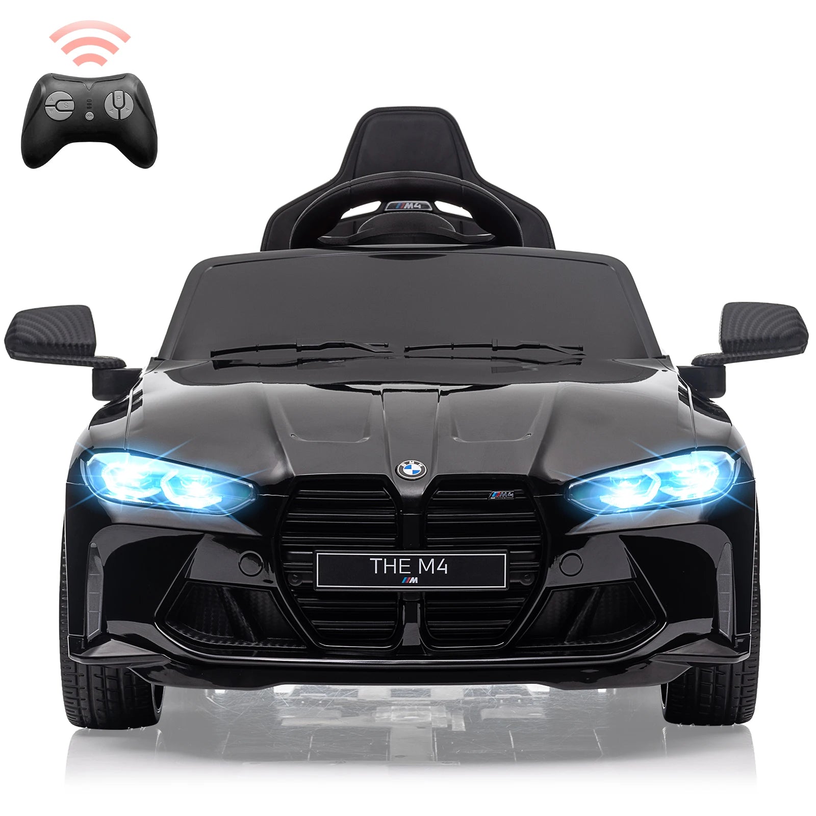 12V Toddlers Electric Vehicle Ride On Car Toys for Kids 3-8Y,with Remote Control,3 Speeds,Led Light,Suspension System,Bluetooth
