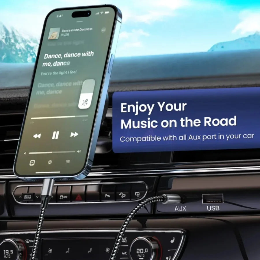 USB Type C To 3.5Mm Jack AUX Cable DAC USB-C Audio Adapter 1m 1.5m 2m for Phone Headphones Car HIFI Stereo Sound Audio Connector