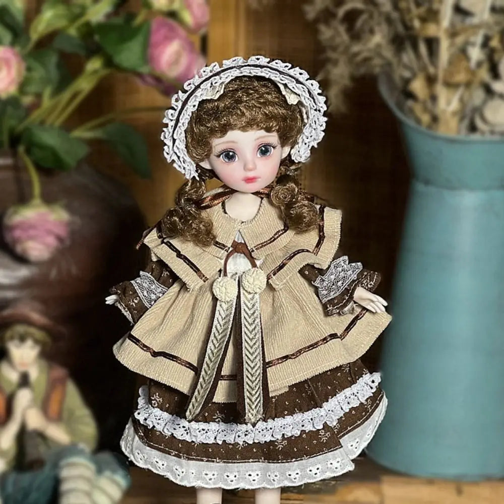 1/6 SD 30cm Bjd Doll with Clothes Long Hair High Heel Princess Dress Up BJD Dolls Elegant Attractive Eyes