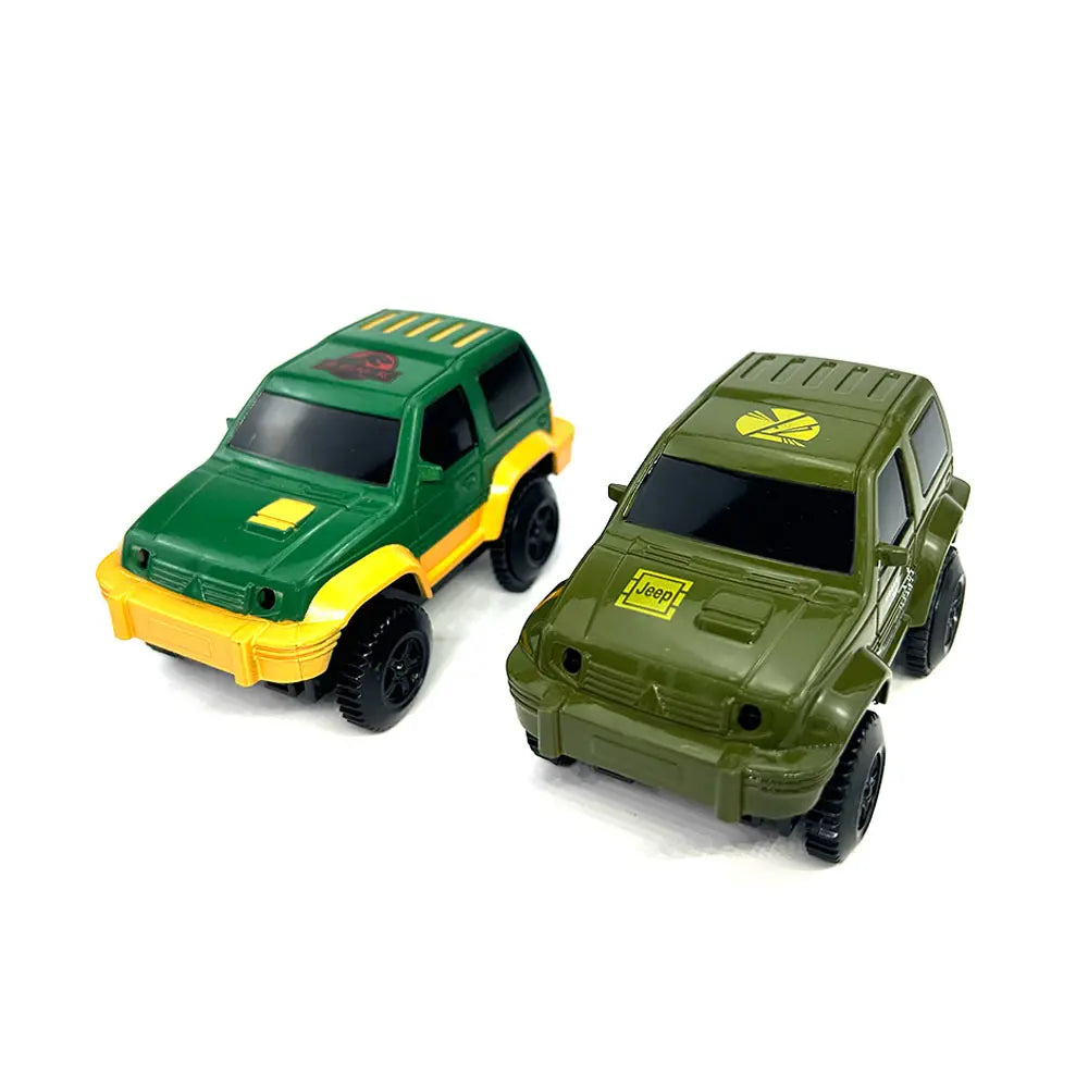 Magical Glowing Race Track Car Toy Vehicle LED Light Electronics Car Tracks Toy Parts Car Christmas Birthday Gifts for Kids