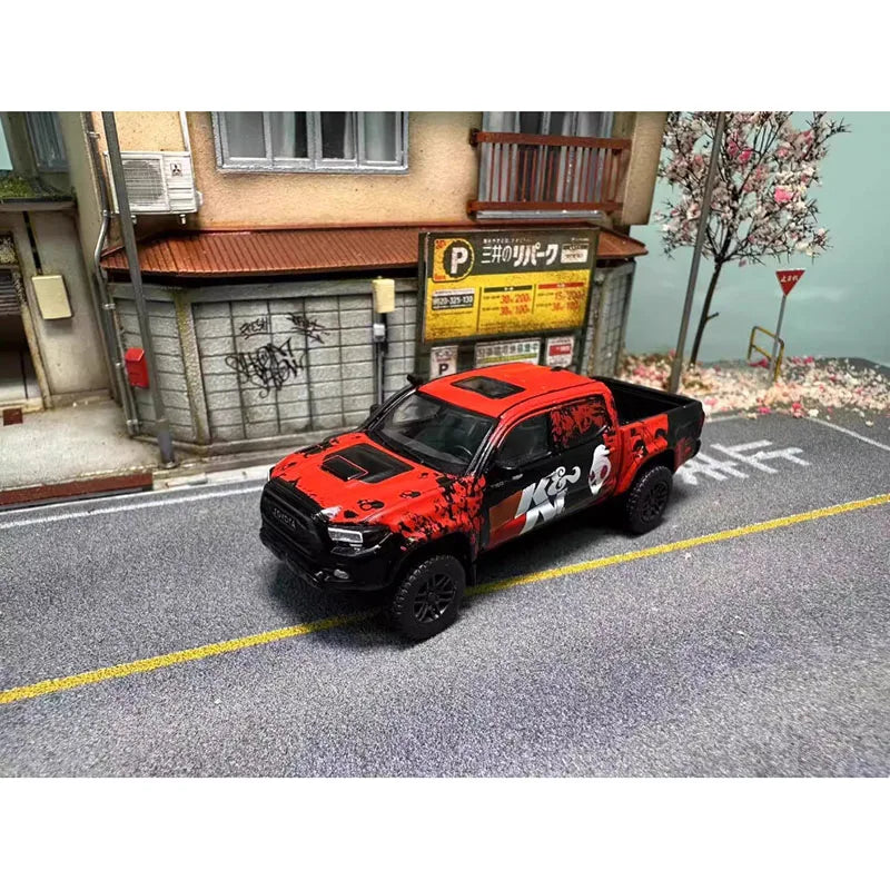Diecast Unique UM 1:64 Scale Tacoma Alloy Car Model Classics Adult Souvenir Gift Static Display