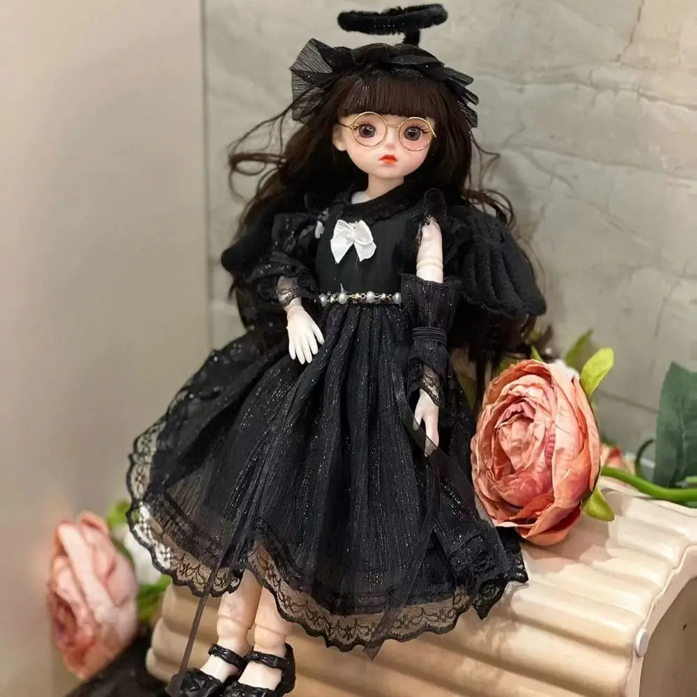1/6 SD 30cm Bjd Doll with Clothes Long Hair High Heel Princess Dress Up BJD Dolls Elegant Attractive Eyes