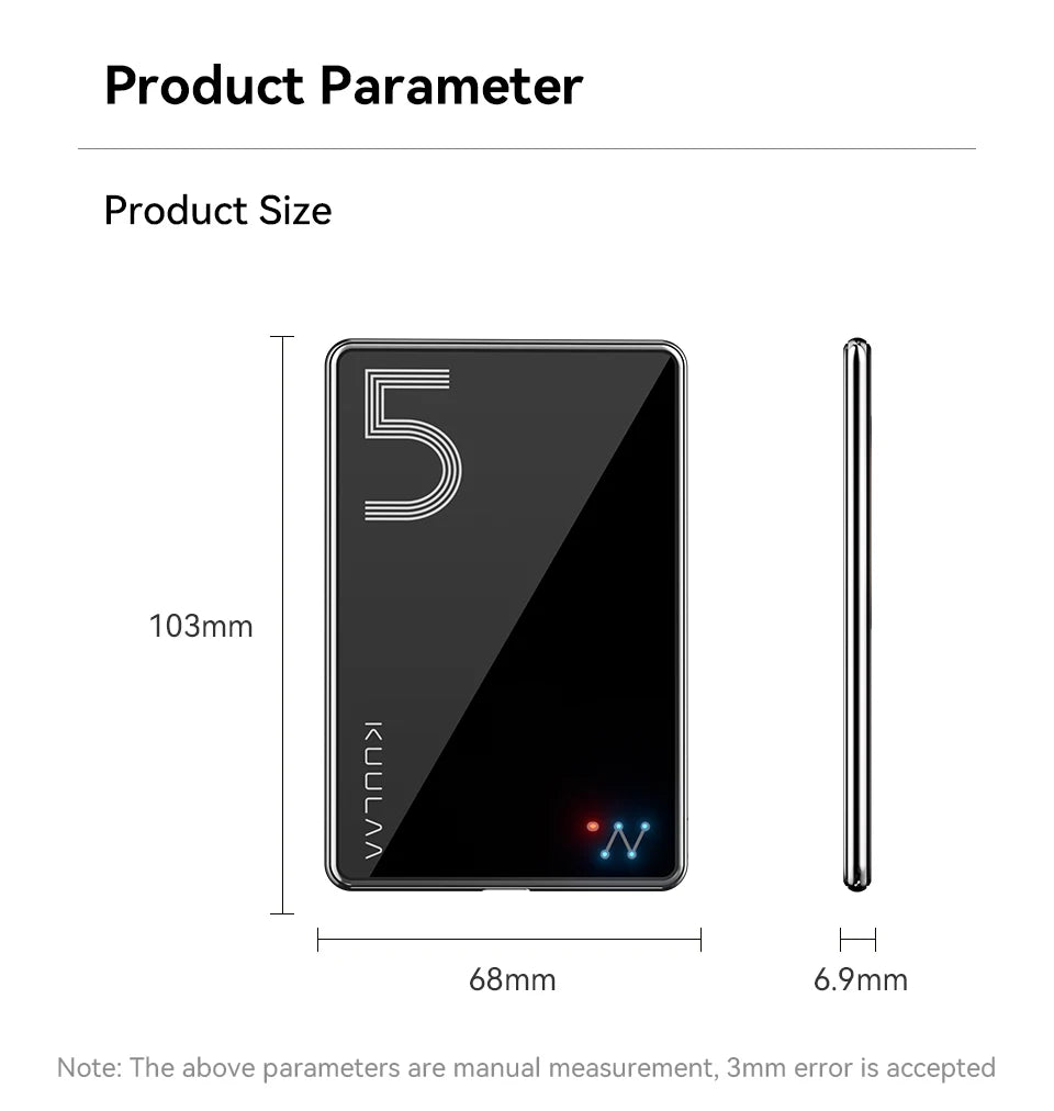 KUULAA Magnetic Power Bank 5000mAh Magnetic Wireless Phone Charger External Battery 20W Fast Charging For iPhone 17 16 PowerBank