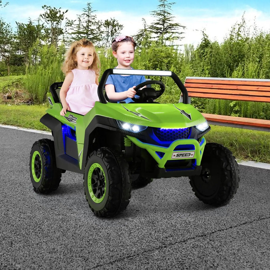 DORTALA 2-Seater Kids Ride on UTV 12V Battery Powered Electric Car w/ Remote Control