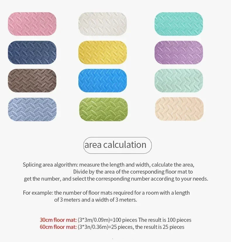 8/16pcs Pink Foam Play Mat, Interlocking Puzzle Carpet Floor Mat for Baby Crawling and Exercise Various Colors Available Toys