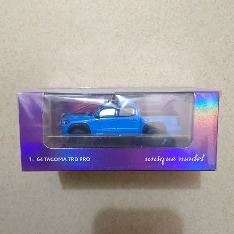 Diecast Unique UM 1:64 Scale Tacoma Alloy Car Model Classics Adult Souvenir Gift Static Display