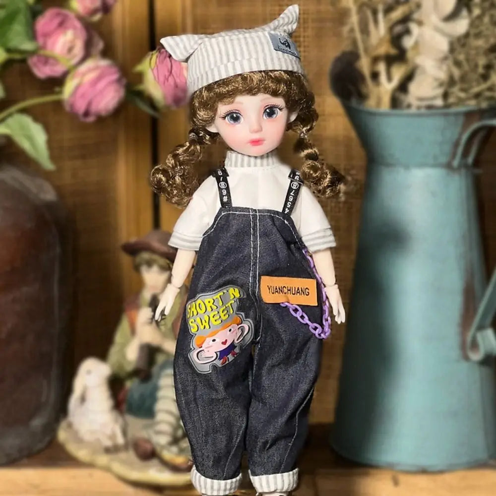 1/6 SD 30cm Bjd Doll with Clothes Long Hair High Heel Princess Dress Up BJD Dolls Elegant Attractive Eyes