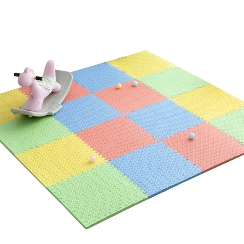8/16pcs Pink Foam Play Mat, Interlocking Puzzle Carpet Floor Mat for Baby Crawling and Exercise Various Colors Available Toys