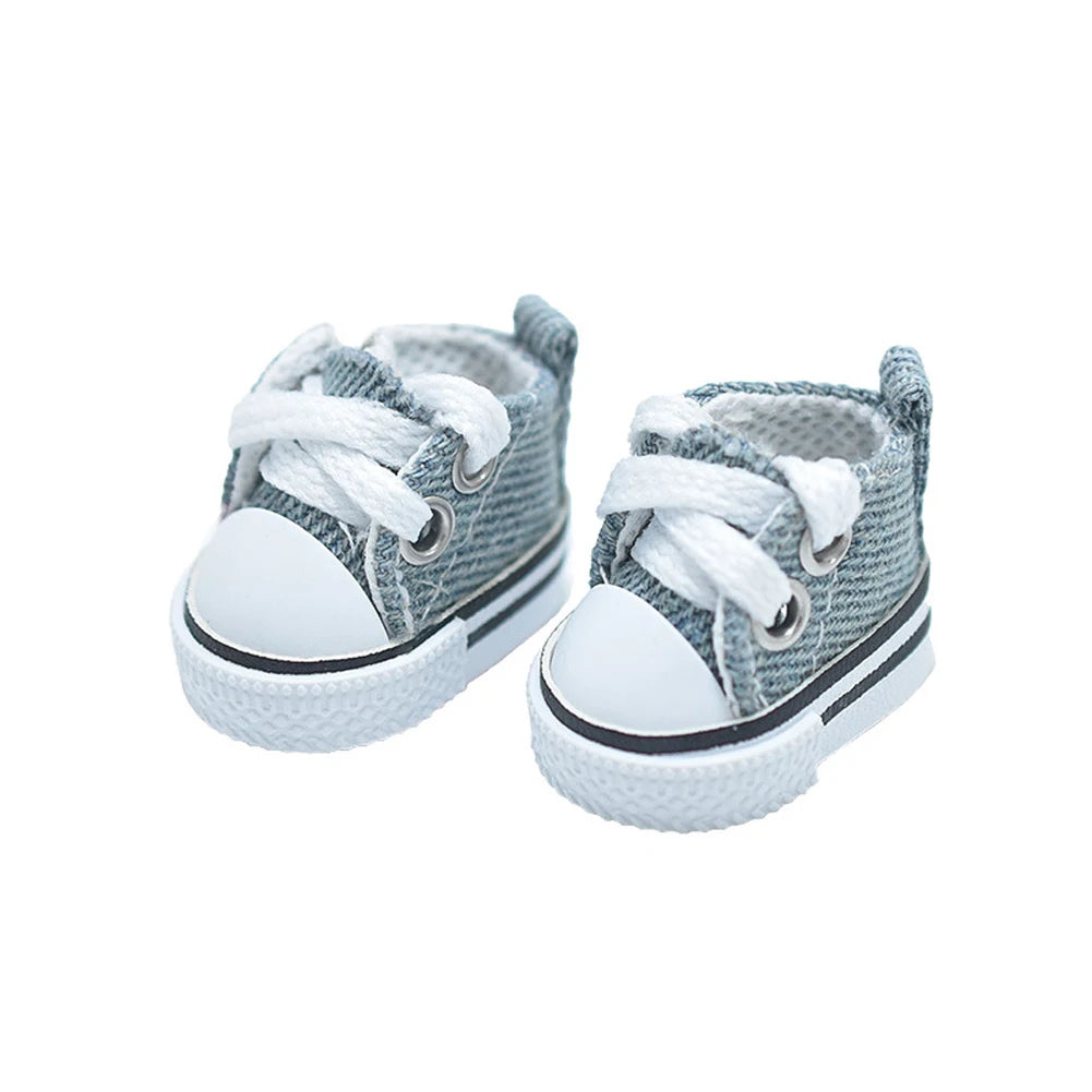 For LABUBU Leather Shoes Suitable for 17cm Cotton Dolls Shoes Boots Toys Casual Sports Shoes Dolls Accessories DIY Doll Toys